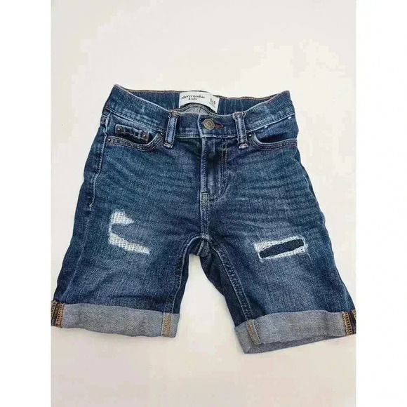 2 Pair Abercrombie Kids Boy's Size 5/6 Jean Shorts - Picture 2 of 7